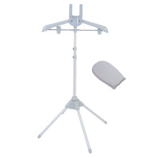 Ironing Garment Steamer Bracket Grey Cloth 1 Set