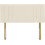 (King Cream) 5ft Plush Velvet Padded Lined Headboard 1