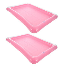 2 Unidades Hinchable Para Hielo Piscina Portavasos