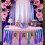 Purple First Birthday Banner Style 1pcs 6