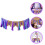 Purple First Birthday Banner Style 1pcs 5