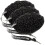 3Pcs Black Hydrophilic Polyurethane Bathing Sponge Body Scrubbers 1