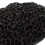 3Pcs Black Hydrophilic Polyurethane Bathing Sponge Body Scrubbers 7