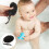 3Pcs Black Hydrophilic Polyurethane Bathing Sponge Body Scrubbers 4