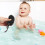 3Pcs Black Hydrophilic Polyurethane Bathing Sponge Body Scrubbers 5