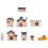 4 Set Miniature Case Decorazioni 1