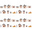4 Set Miniature Case Decorazioni 7