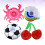 4 Pcs Inflatable For Drinks Beach Floatable Party Decor 4