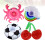 4 Pcs Inflatable For Drinks Beach Floatable Party Decor 6