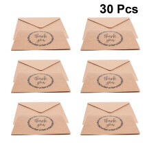 30 Pezzi Buste In Carta Kraft Retrò Per Scrapbooking E Archiviazione