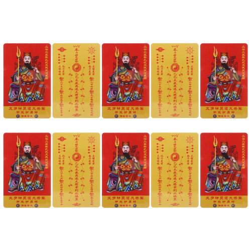 20 Pezzi Carta Tai Sui Del Amuleto Pace