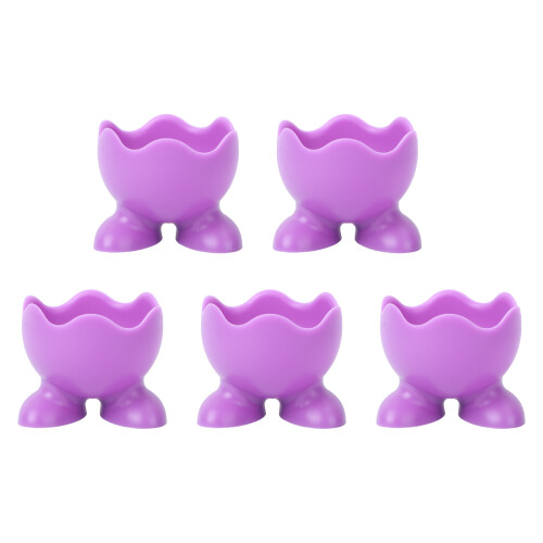 5 Pezzi Portauova In Silicone Per Uova ( Assortito)