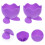 5 Pezzi Portauova In Silicone Per Uova ( Assortito) 4