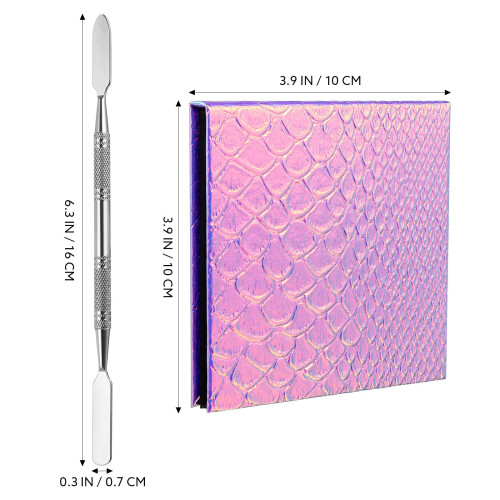Set Palette Con Vaschette Metallo E Spatola 1