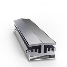 Dissipateur SSD 2280 Aluminium Avec Silicone Thermique Argent