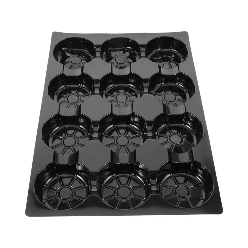 Fruit Display Tray Holder Supermarket Grocery 12 Hole Accessory 2