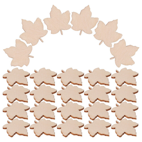 750 Pezzi Inserti In Legno A Forma Foglia Per 1