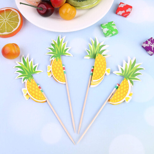 50 Pezzi In Bamboo Per Frutta Cocktail Bevande Feste 2