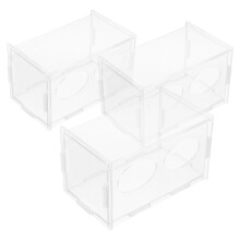 3 Stuks Babykipvoederbak 14,50X8,50X8,00 Cm Transparant