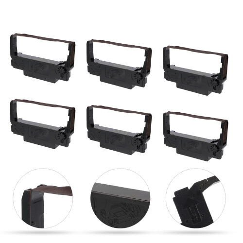 10St Inklint Nylon Met ABS, Helder Paars Printlint 2