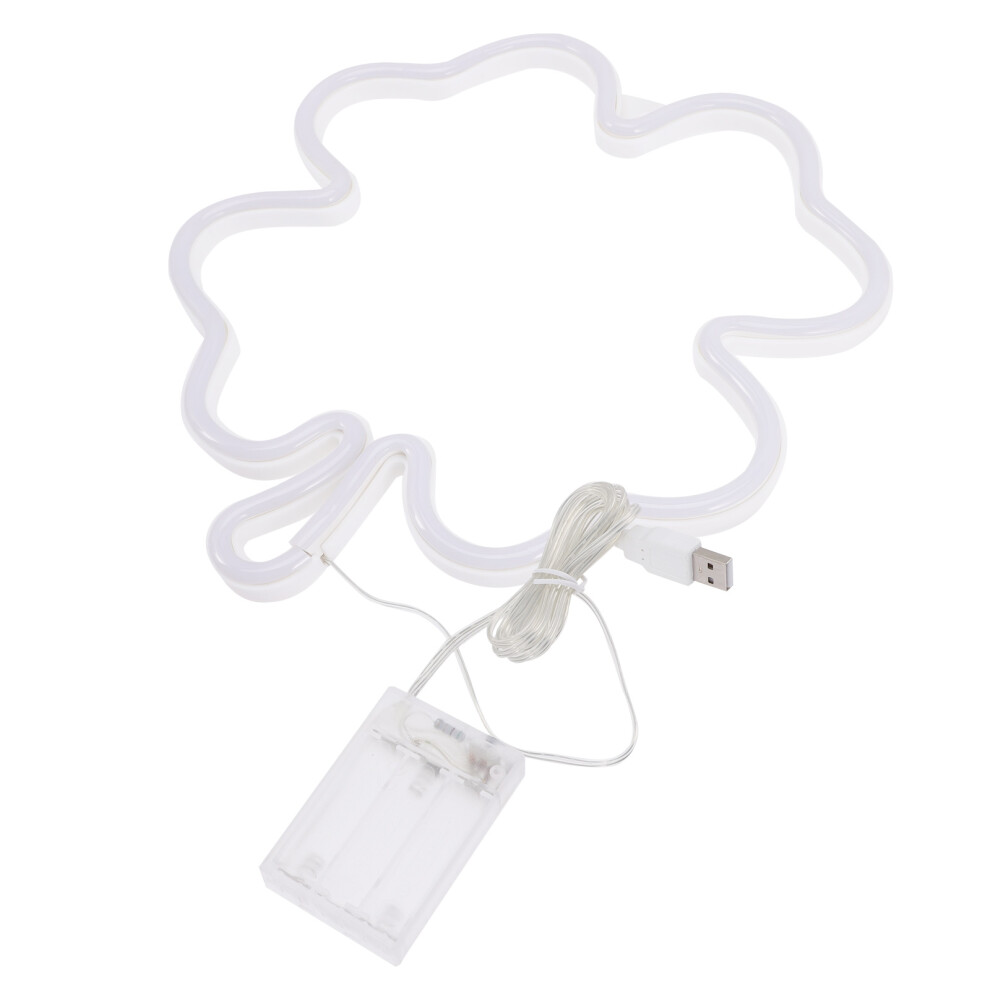 2 Sztuki Led Neon ŚWiatłO ŁUbinu Lampa Dekoracja Do Domu Baru-image