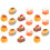 18Pcs Mini Cakes Dessert Models For Doll House Kitchen Decor 4