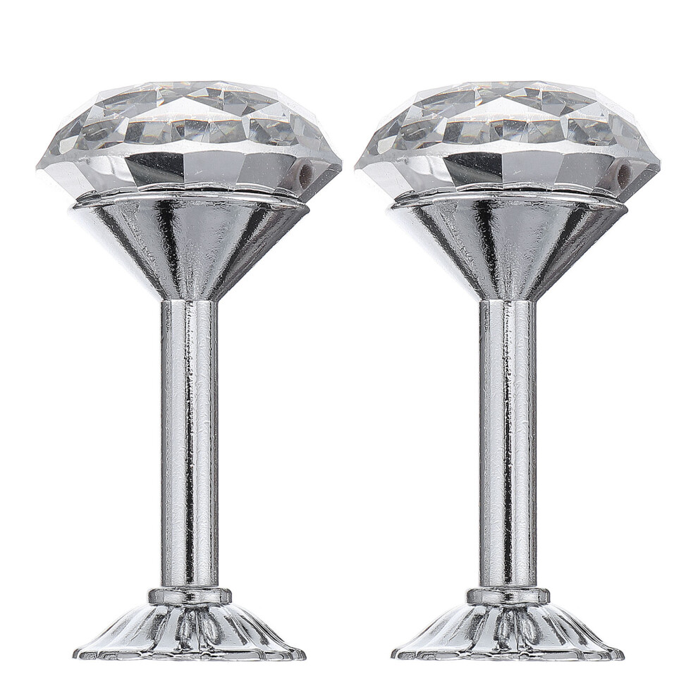 Para PołYskująCych HaczykóW ZasłOnowych Z Efektem KryształóW-image