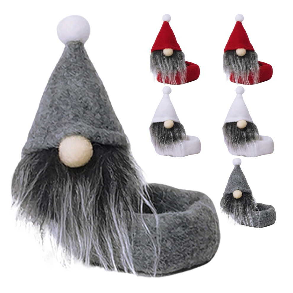 6 Sztuk Dekoracji Na Butelkę Wina: ŚWiąTeczne Krasnoludki, Kubki-image