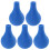 5 Unidades Pipetas Com Conta-Gotas Bóculo Silicone Azul 7