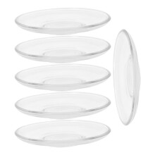 6 Unidades Base De Vidro Para Copo Pires Caneca Cupcake Prato Sobremesa