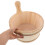 Conjunto Balde E Concha Para Sauna 4L De Com Revestimento 4