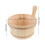 Conjunto Balde E Concha Para Sauna 4L De Com Revestimento 3