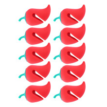 10 Unidades Tampas Silicone Pimenta Pegador Panela Divisor Vapor