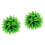 2 Unidades Pingente De Bola De Grama Artificial Verde Decoração 5
