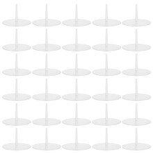 100 Unidades De Cravos De Plástico Transparente Para Bolos E Sobremesas