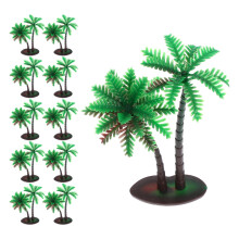 15 Stuks Mini Tropische Kunstmatige Palmboom Voor Binnenhuisdecoratie