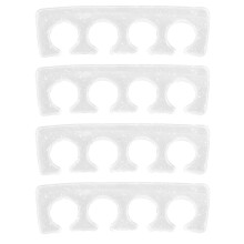 2 De Separadores De Dedos De Silicone Macios E Reutilizáveis