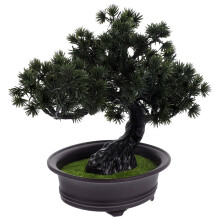 2 Stuks Kunstmatige Bonsai Denboom Valse Gepotte Plant