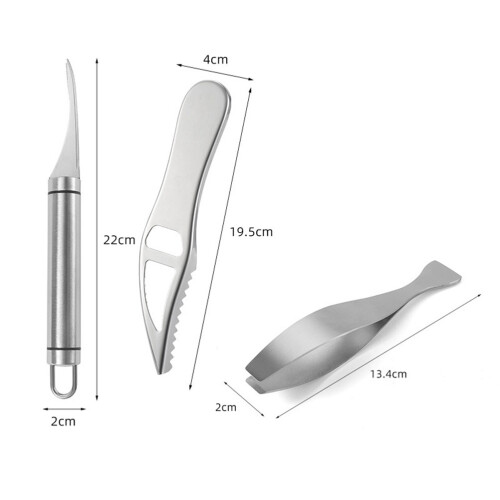 Conjunto De Raspadores, Pinças E Utensílios Para De ( ) 1