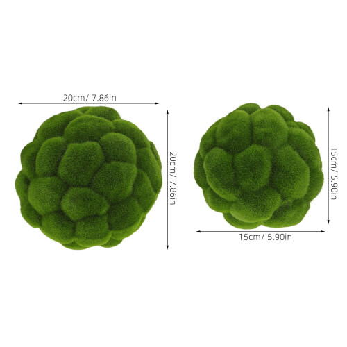 2 Unidades De Artificiais Com Verde 15 Cm 20 Cm 2