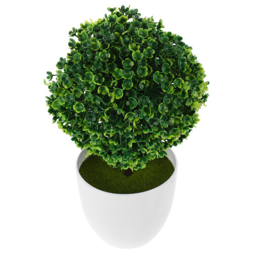 3 Unidades Bola De Planta Artificial Bonsai Verde Para Casa E