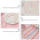 Roze Kralenkoord Draagbaar Masker En Brillen 11