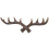 Deer Hook Vintage Key Holder Dark Brown 1pack 3