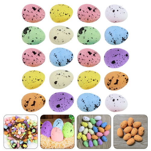 200 Pezzi Mini Uova Di Colorate In Schiuma Per 2