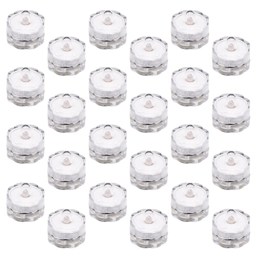 24 Unidades Luces LED Impermeables Para Piscina
