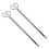 Pezzi Pinze Allungate Per , Pinzette Da Picnic, Testa 4