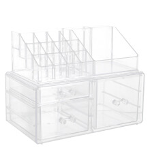 1Stk Multifunktionaler Transparenter Kosmetik-Aufbewahrungskasten