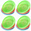 12Pcs Reusable Fast Food Baskets Round Storage Plates 2