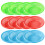 12Pcs Reusable Fast Food Baskets Round Storage Plates 7