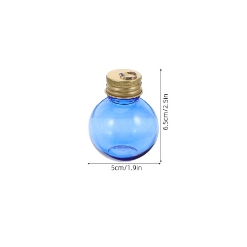 12Pcs Clear Plastic Fillable Christmas Drink Balls For Tree Decor 1